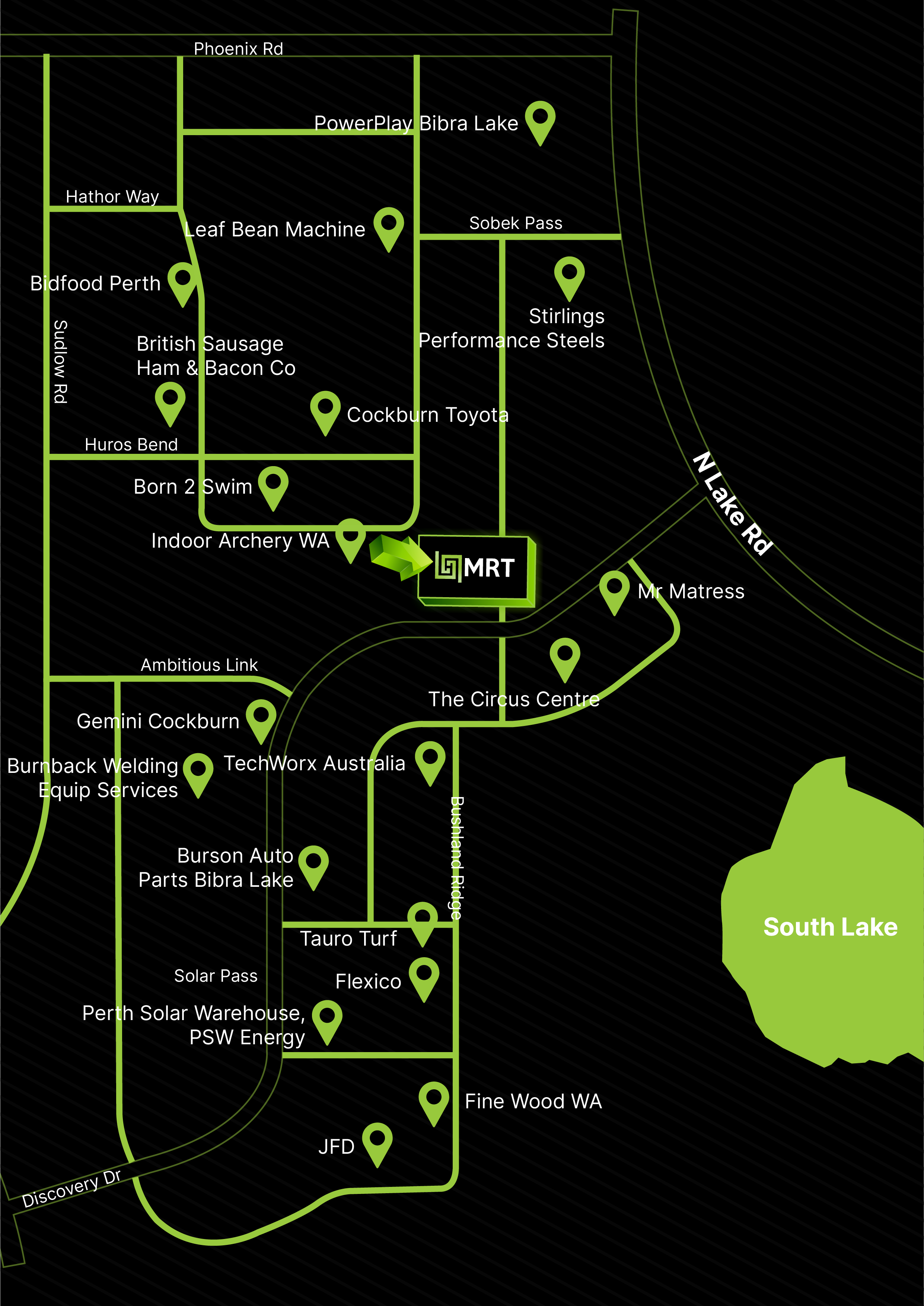 PERTH STORE map