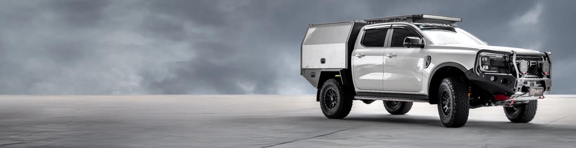Ford Ranger fitted with an MRT canopy, engineered and certified to Ford Pro™ Convertor standards