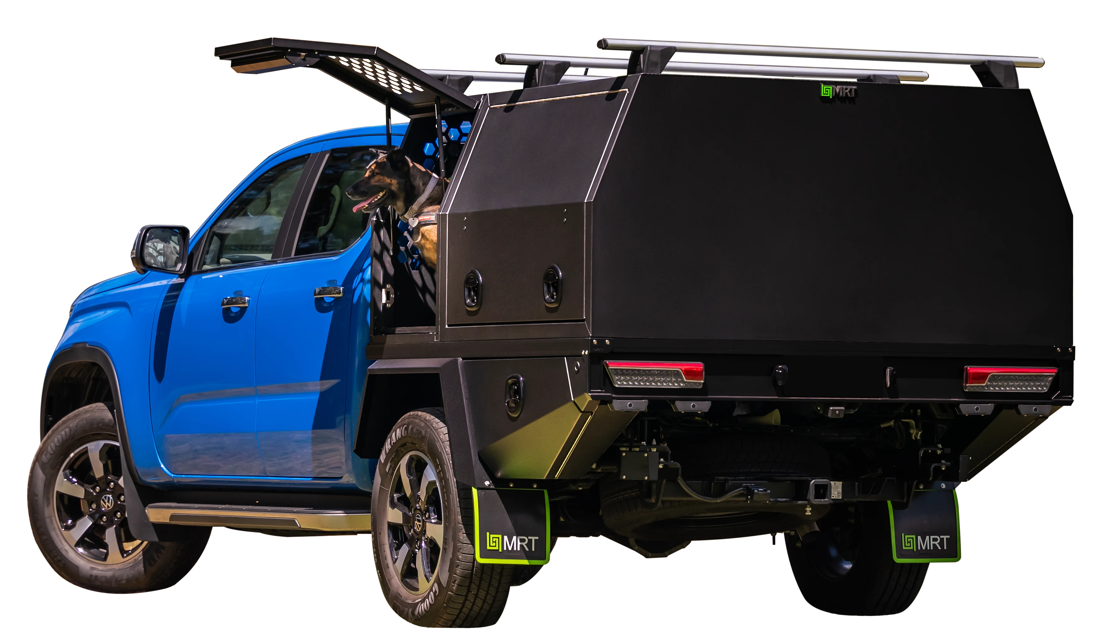 Ford Ranger fitted with the MRT Companion ute canopy and tray package