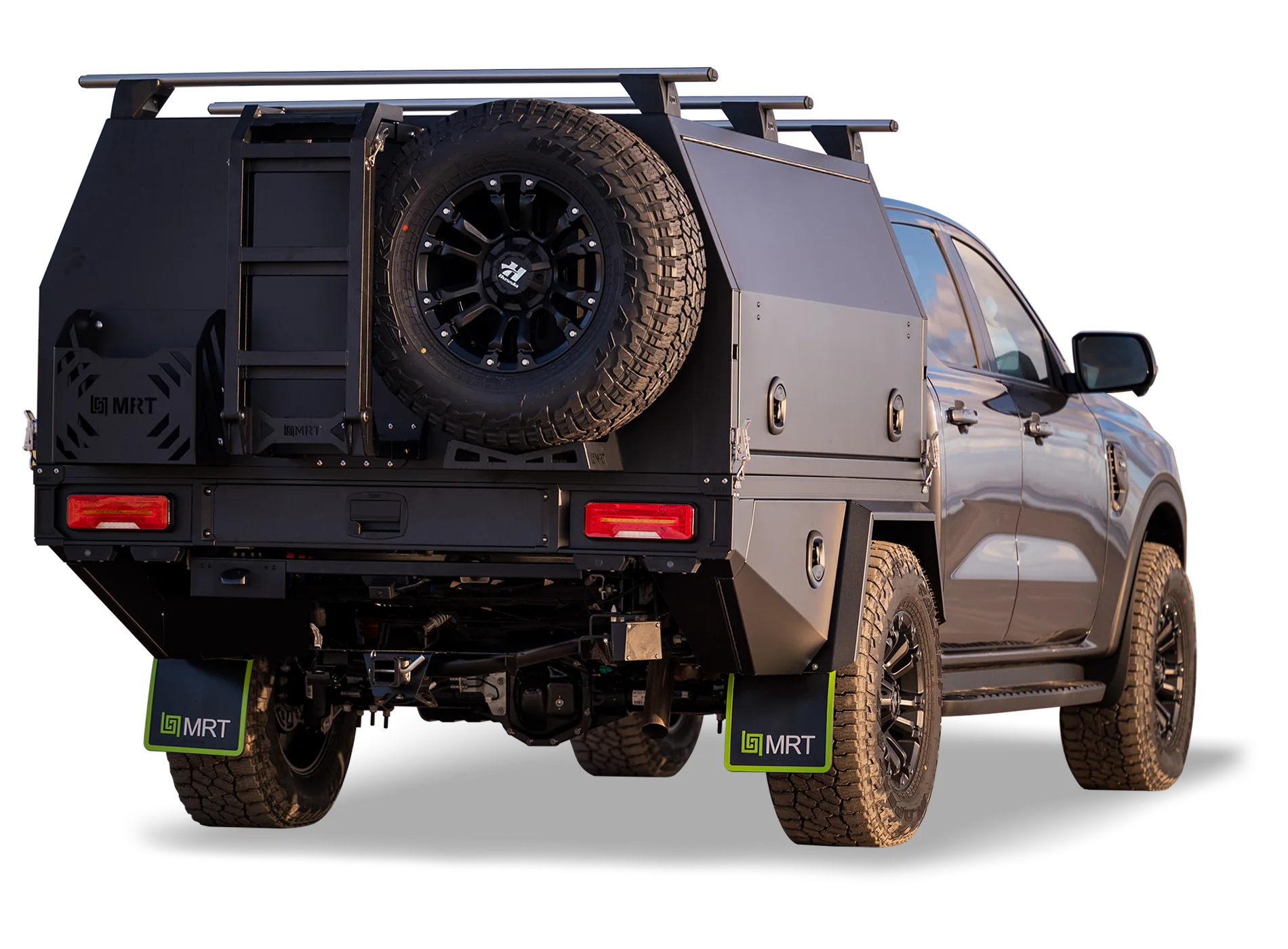 Ford Ranger fitted with the MRT Explorer ute canopy and tray package