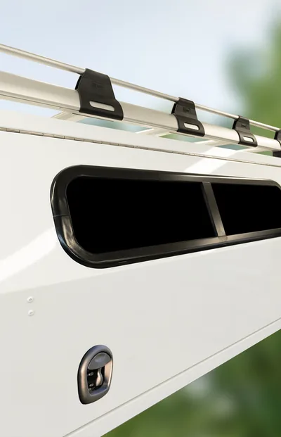 Windows for an MRT chassis mount canopy