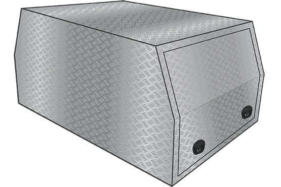 MRT part tray aluminium ute canopy