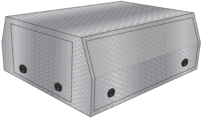 MRT single cab aluminium ute canopy