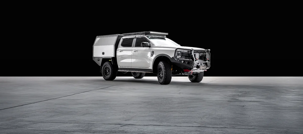 MRT X-Series Chassis Mount Canopy on a Ford ute