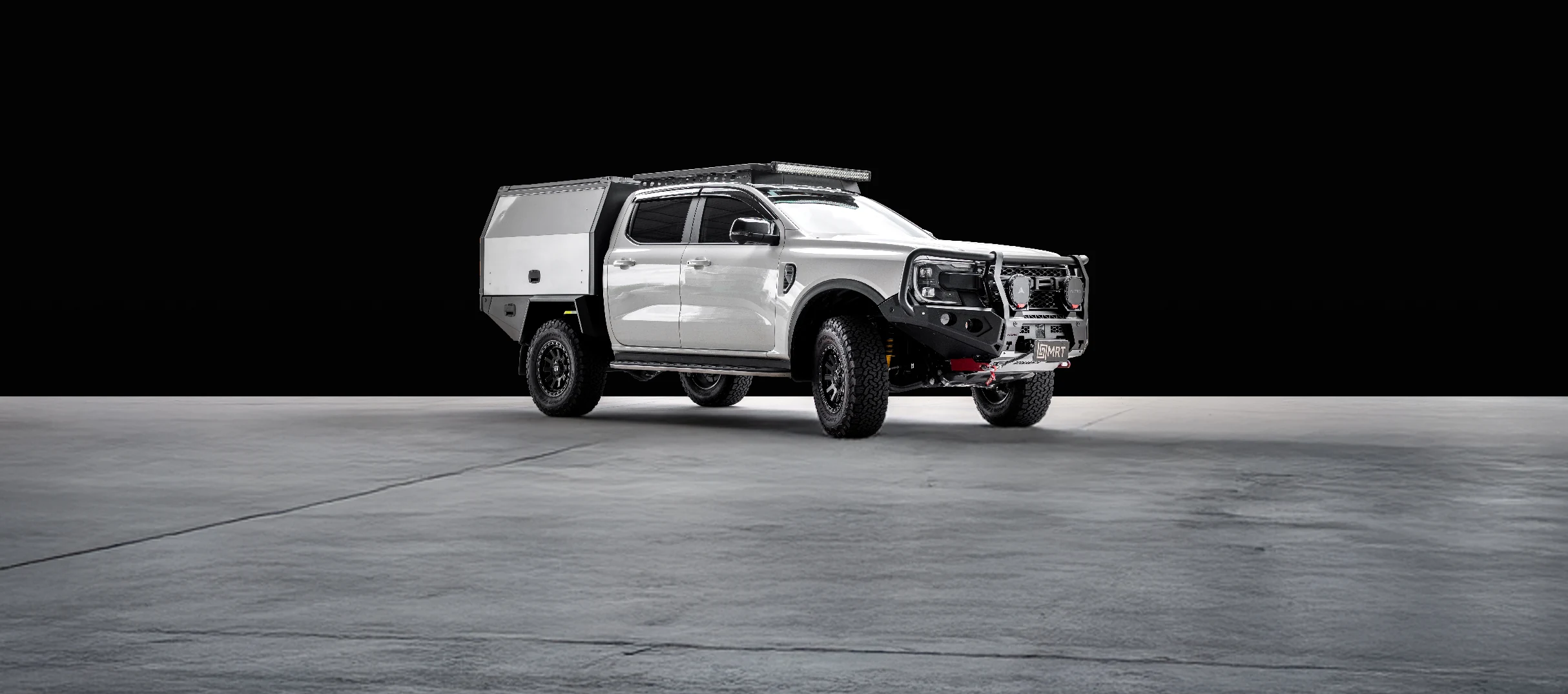 MRT X-Series Chassis Mount Canopy on a Ford ute